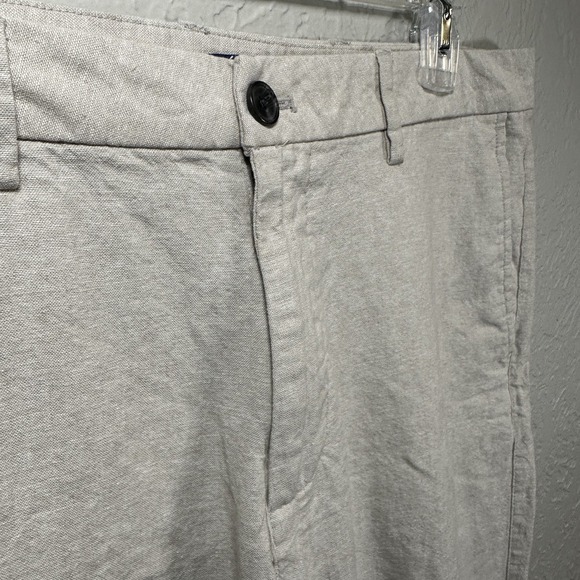 Old Navy Men's 90's Straight Linen-Blend Chino Pants 32x30 55% Linen 45% Cotton - Picture 5 of 9